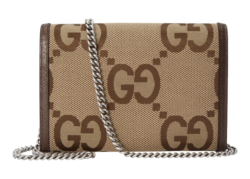 Order 구찌 디오니서스 체인 월렛 점보 GG 카멜/에보니 
