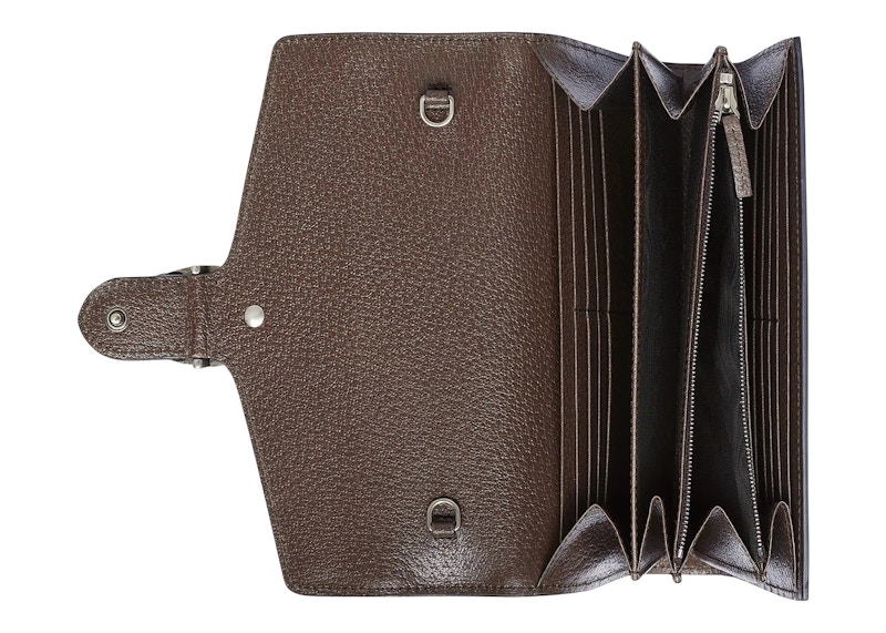 Lookbook 구찌 디오니서스 체인 월렛 점보 GG 카멜/에보니 
