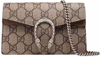 Gucci Dionysus GG Supreme Super Mini Bag Taupe Gucci Dionysus GG Supreme Super Mini Bag Taupe