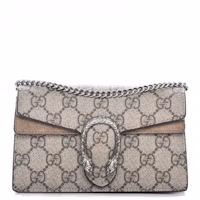 Gucci Dionysus GG Supreme Super Mini Beige Gucci Dionysus GG Supreme Super Mini Beige