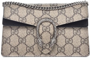 Gucci Dionysus GG Supreme Super Mini Black Gucci Dionysus GG Supreme Super Mini Black