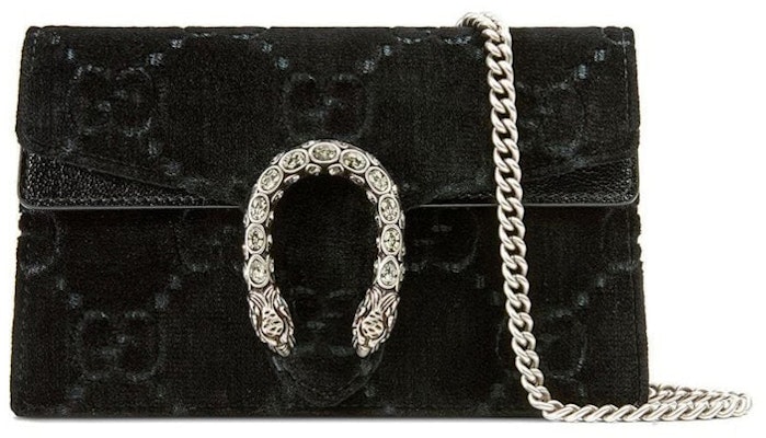 Gucci Dionysus GG Velvet Super Mini Black Buy Gucci Dionysus GG Velvet Super Mini Black