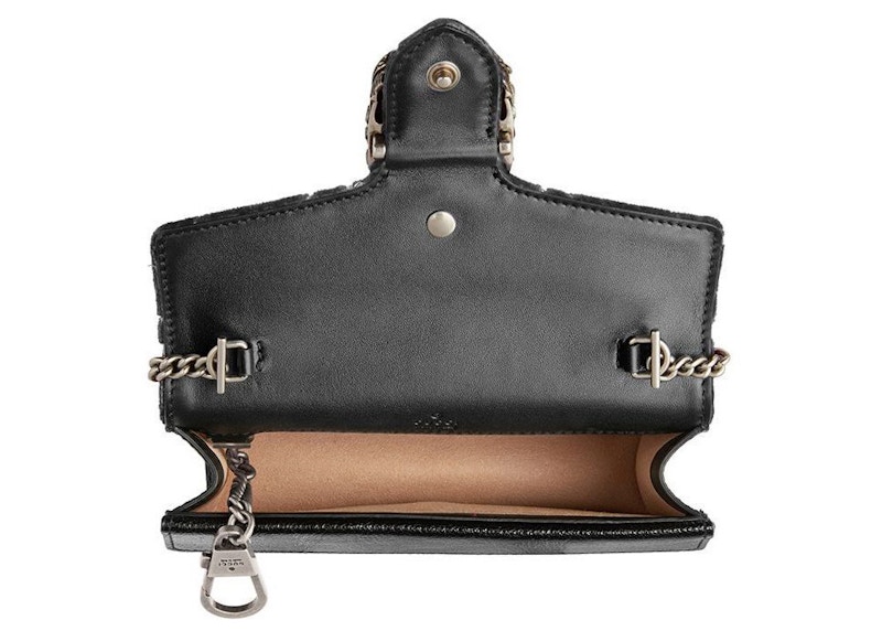 Lookbook Gucci Dionysus GG Velvet Super Mini Hitam