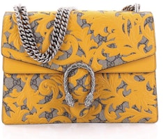 Gucci Dionysus Shoulder Bag GG Supreme Arabesque Medium Yellow/Beige Gucci Dionysus Shoulder Bag GG Supreme Arabesque Medium Yellow/Beige