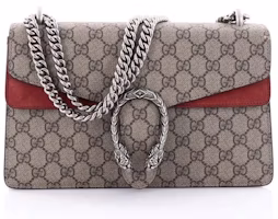 Gucci Dionysus Shoulder Bag GG Supreme Small Beige/Red Gucci Dionysus Shoulder Bag GG Supreme Small Beige/Red