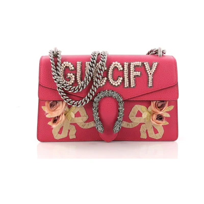 Gucci Dionysus Shoulder Bag Guccify Embellished Small Pink