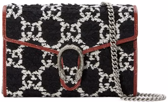 Gucci Dionysus Shoulder Bag Mini GG Tweed Black/White Gucci Dionysus Shoulder Bag Mini GG Tweed Black/White