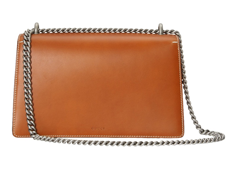 Order 古驰小号酒神肩包棕色