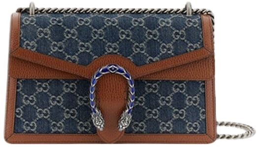 古驰酒神系列小号GG肩背包 蓝/象牙色/棕色 Buy 古驰酒神系列小号GG肩背包 蓝/象牙色/棕色