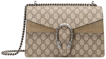 Gucci Dionysus Shoulder Bag Small GG Supreme Beige/Ebony Gucci Dionysus Shoulder Bag Small GG Supreme Beige/Ebony