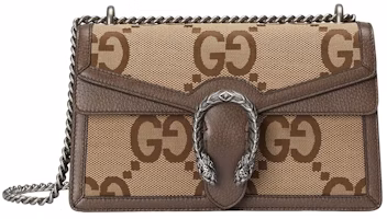 Gucci Dionysus Shoulder Bag Small Jumbo GG Camel/Ebony Gucci Dionysus Shoulder Bag Small Jumbo GG Camel/Ebony