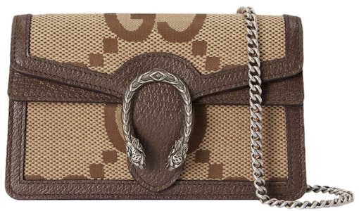 グッチ ディオニュソス ショルダーバッグ スーパーミニ ジャンボGG キャメル/エボニー Buy グッチ ディオニュソス ショルダーバッグ スーパーミニ ジャンボGG キャメル/エボニー