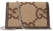 Order Gucci Dionysus Shoulder Bag Super Mini Jumbo GG Camel/Ebony