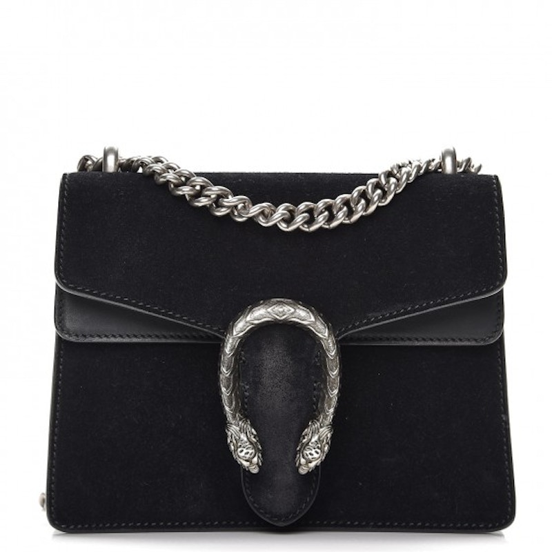 Gucci Dionysus Suede Mini Black