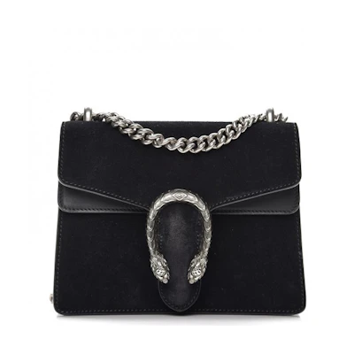 Gucci Dionysus Suede Mini Black