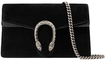Gucci Dionysus Suede Super Mini Black Gucci Dionysus Suede Super Mini Black