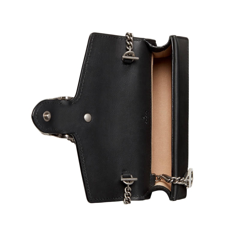 Lookbook 古驰酒神麂皮超迷你包黑色