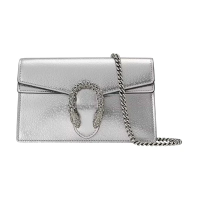 Gucci Dionysus Super Mini Bag Silver