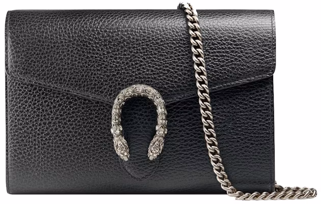 Gucci Dionysus Wallet on Chain Leather Mini Black Buy Gucci Dionysus Wallet on Chain Leather Mini Black
