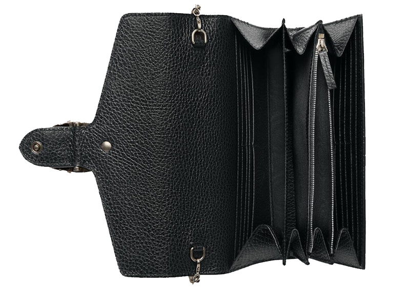 Lookbook Gucci Dionysus Dompet Berantai Kulit Mini Hitam