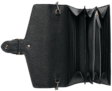 Gucci酒神鏈條包小型黑色皮革錢包 Lookbook Gucci酒神鏈條包小型黑色皮革錢包