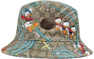 GUCCI Disney x Gucci Donald Duck Print Bucket Hat 648844-4HACS-8465 GUCCI Disney x Gucci Donald Duck Print Bucket Hat 648844-4HACS-8465