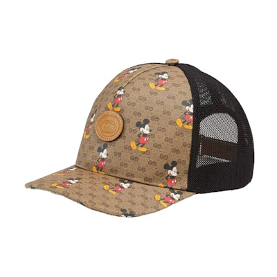 Gucci Disney Gucci Fashion Black/Brown Unisex Baseball Cap 602979-4HI85-8475