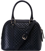 Gucci Dome Sling Bag MicroGuccissima Black Gucci Dome Sling Bag MicroGuccissima Black