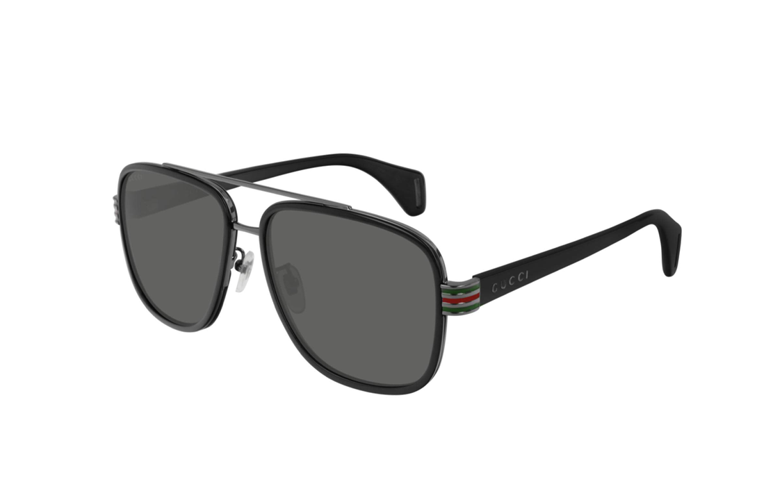 GUCCI Double-Beam Aviator UV Protection Square Sunglasses for Men. GG0448S-001 圖 2