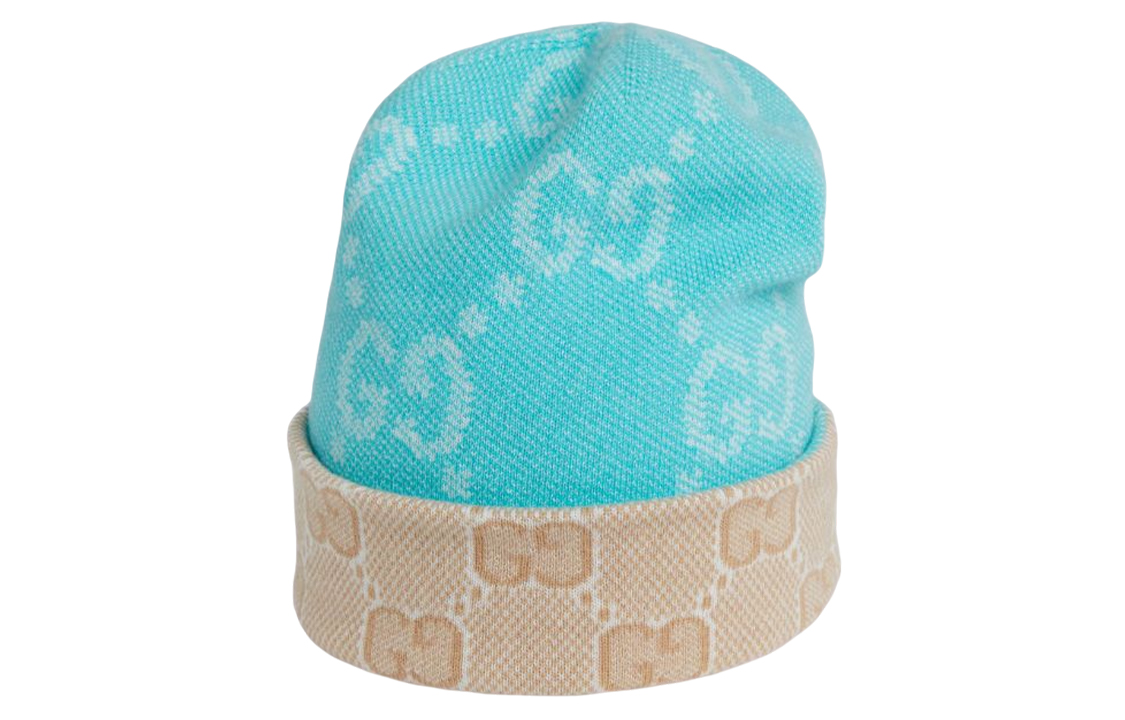 Order GUCCI Double-Sided GG Wool Beanie Unisex Couple Style. 732260-3GAJY-3979