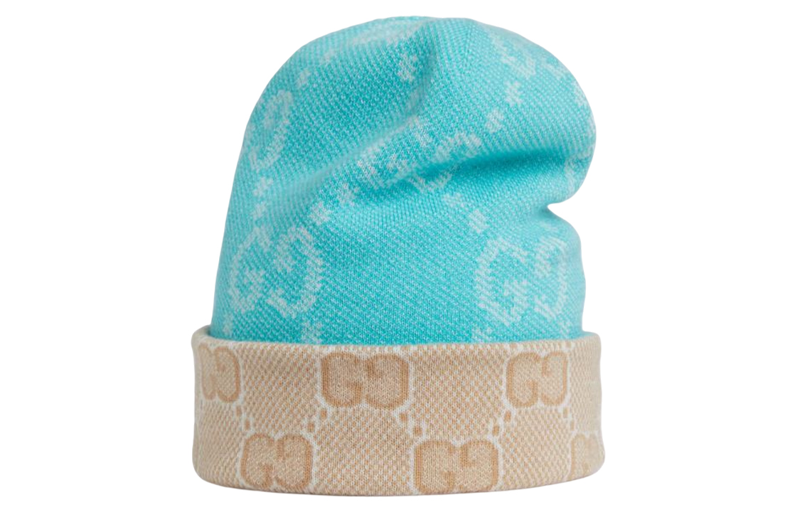 Lookbook GUCCI Double-Sided GG Wool Beanie Unisex Couple Style. 732260-3GAJY-3979