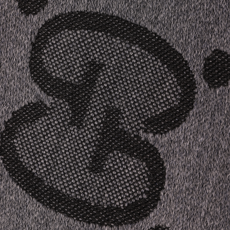 GUCCI Double-Sided Logo Scarf Unisex Couple Black/Grey 598189-4G200-1460 圖 6