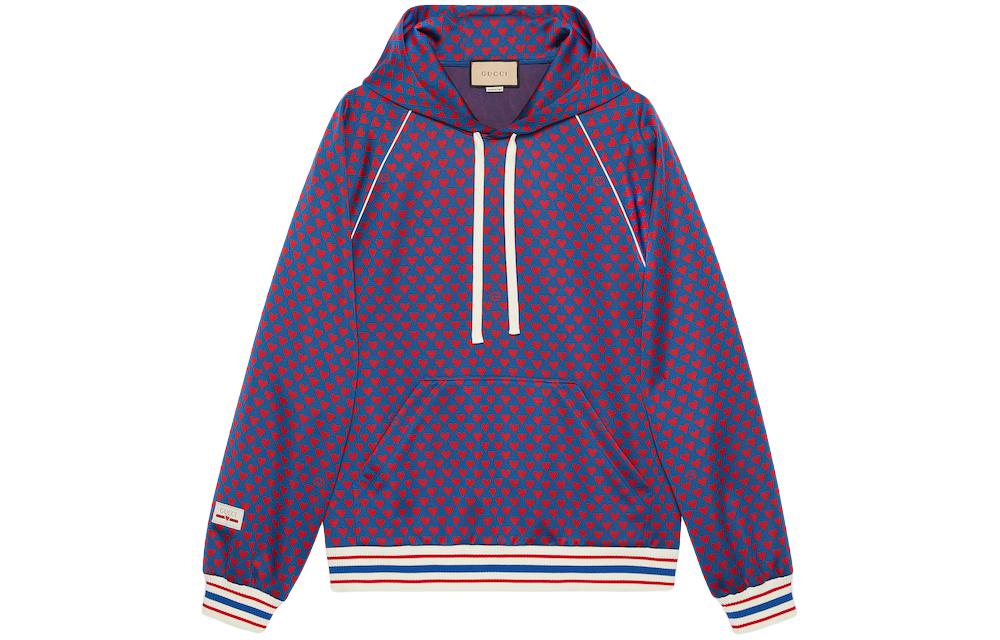 Gucci Double G Blue Hoodie 七夕 Valentine's Day Edition 752645-XJFR2-4623