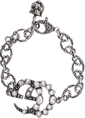 구찌 더블 G 크리스탈 장식 금속 팔찌 유니섹스 커플 패션 주얼리 530532-J1D50-8162 Buy 구찌 더블 G 크리스탈 장식 금속 팔찌 유니섹스 커플 패션 주얼리 530532-J1D50-8162