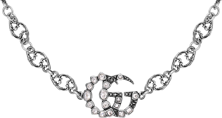 구찌 더블 G 크리스탈 장식 금속 팔찌 유니섹스 커플 패션 주얼리 530532-J1D50-8162 Lookbook 구찌 더블 G 크리스탈 장식 금속 팔찌 유니섹스 커플 패션 주얼리 530532-J1D50-8162