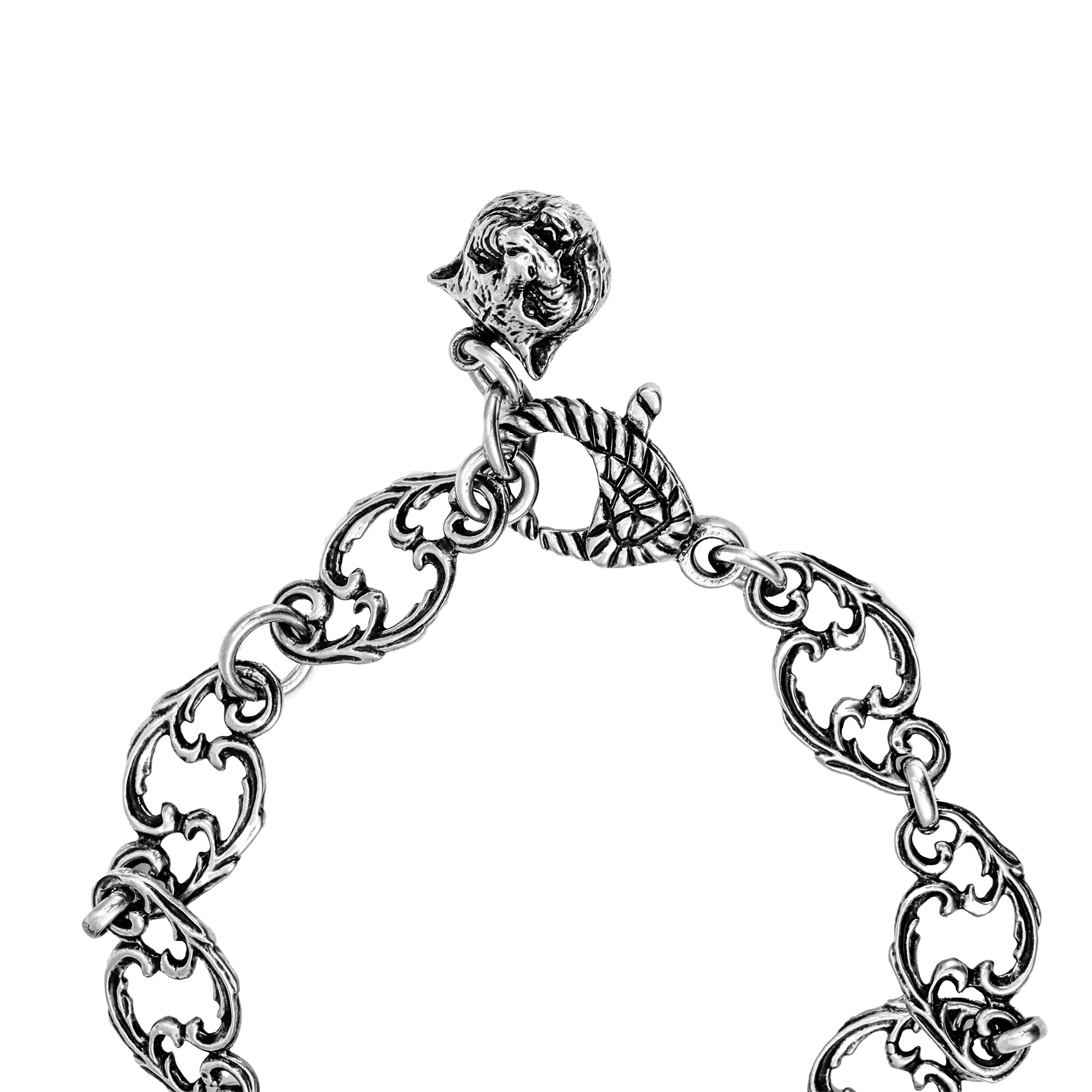 Purchase 구찌 더블 G 크리스탈 장식 금속 팔찌 유니섹스 커플 패션 주얼리 530532-J1D50-8162