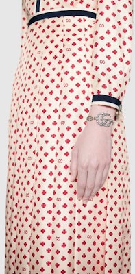 구찌 더블 G 크리스탈 장식 금속 팔찌 유니섹스 커플 패션 주얼리 530532-J1D50-8162 Details for 구찌 더블 G 크리스탈 장식 금속 팔찌 유니섹스 커플 패션 주얼리 530532-J1D50-8162