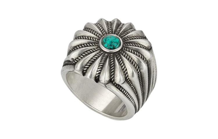 Shop 구찌 더블 G 크리스탈 플라워 패턴 925 실버 반지 커플 공용 스타일 728428-J8749-8183