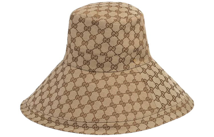 Order GUCCI 雙G加寬帽沿帆布漁夫帽 男女通用 631958-KQW00-9700