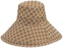 Order GUCCI 雙G加寬帽沿帆布漁夫帽 男女通用 631958-KQW00-9700