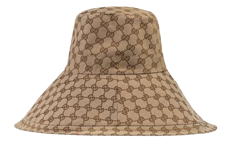 Lookbook GUCCI 雙G加寬帽沿帆布漁夫帽 男女通用 631958-KQW00-9700