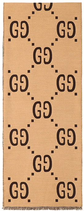 gucci-double-g-jacquard-wool-silk-scarf-unisex-brown-beige-495592-4-g350-2179