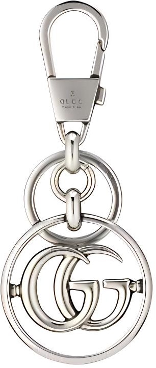 gucci-double-g-keychain-unisex-couple-design-in-silver-752067-j160-n