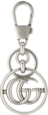 GUCCI Double G Keychain Unisex Couple Design in Silver 752067J160N Order GUCCI Double G Keychain Unisex Couple Design in Silver 752067J160N