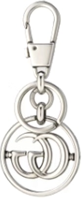 GUCCI Double G Keychain Unisex Couple Design in Silver 752067J160N Lookbook GUCCI Double G Keychain Unisex Couple Design in Silver 752067J160N