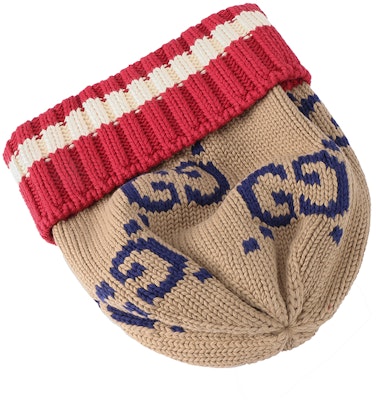 GUCCI Double G Knit Cotton Beanie 597636-4G111-9764 Shop GUCCI Double G Knit Cotton Beanie 597636-4G111-9764