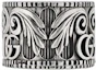 Purchase GUCCI 雙G銀飾戒指葉子圖案首飾 551895-J8400-0811