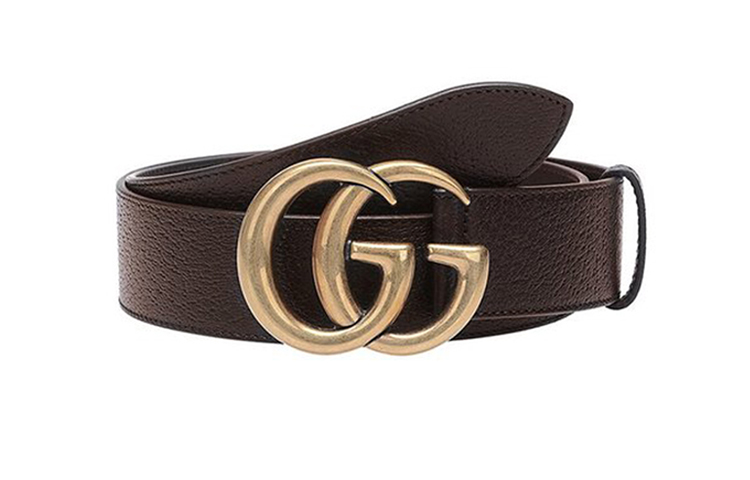 GUCCI Double G Leather Belt Gold, 4cm Wide 406831-DJ20T-2145 圖 2