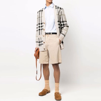 GUCCI 双G标志长袖防晒衬衫 蓝色 673494-ZAHJO-4421 Lookbook GUCCI 双G标志长袖防晒衬衫 蓝色 673494-ZAHJO-4421