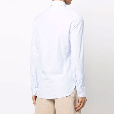 GUCCI 双G标志长袖防晒衬衫 蓝色 673494-ZAHJO-4421 Purchase GUCCI 双G标志长袖防晒衬衫 蓝色 673494-ZAHJO-4421